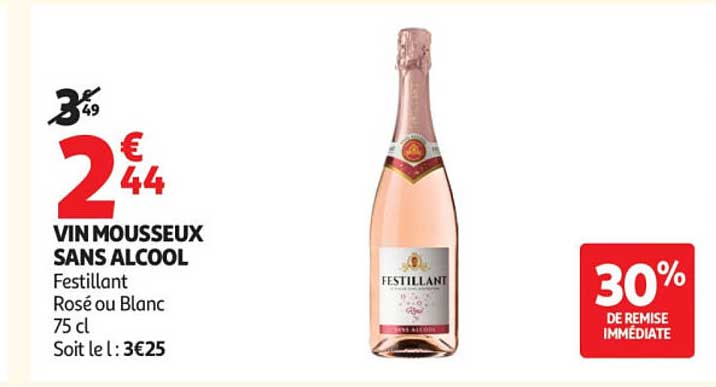 Festillant Vin mousseux sans alcool