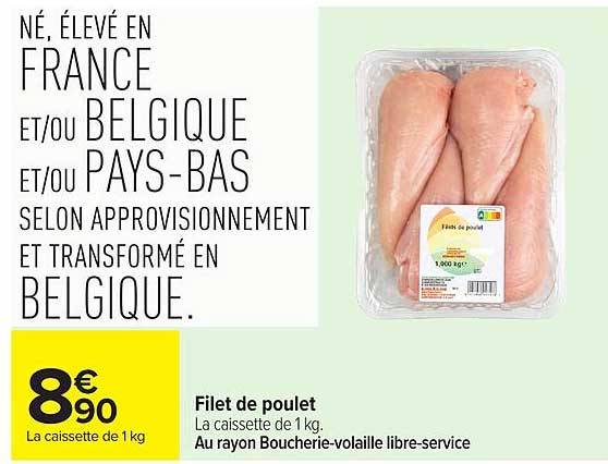 Filet de poulet