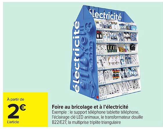 Foire au bricolage et à l'électricité