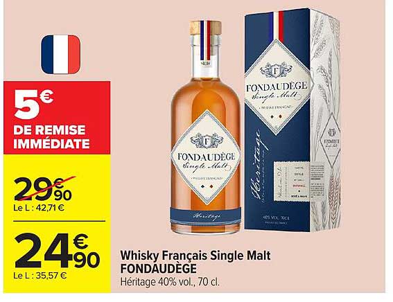 FONDAUDÈGE Whisky Français Single Malt