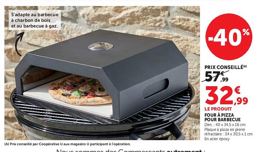 Four à pizza