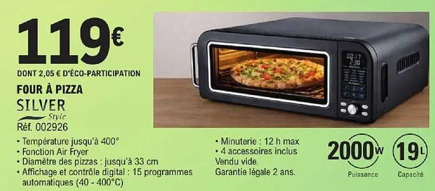FOUR À PIZZA SILVER Style