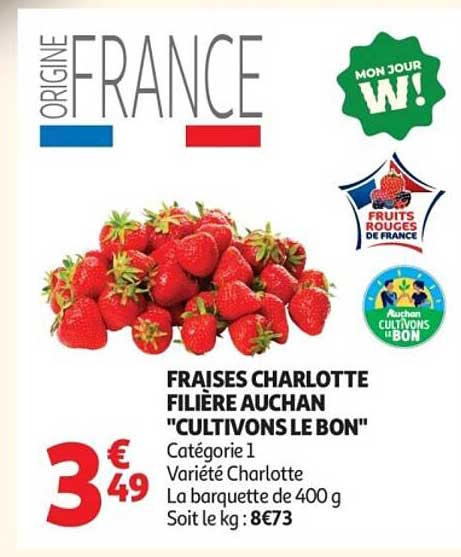 FRAISES CHARLOTTE