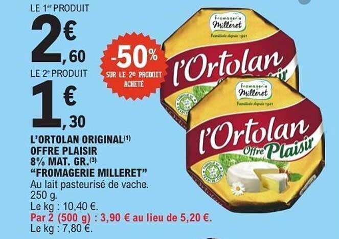 Fromagerie Milleret l'Ortolan