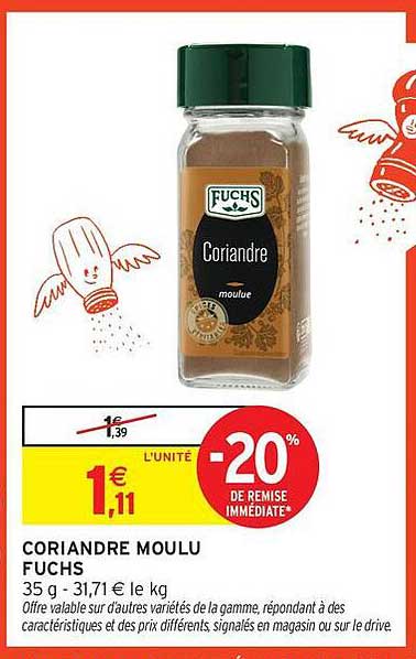 Fuchs Coriandre moulue