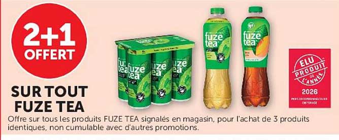 Promo FUZE TEA chez Super U - iCatalogue.fr