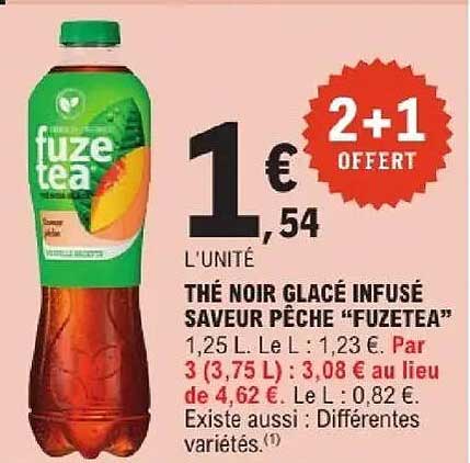 Promo Fuze Tea chez E.Leclerc - iCatalogue.fr