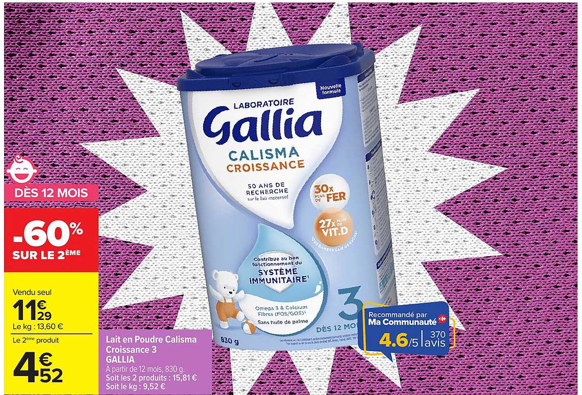 Gallia Calisma Croissance
