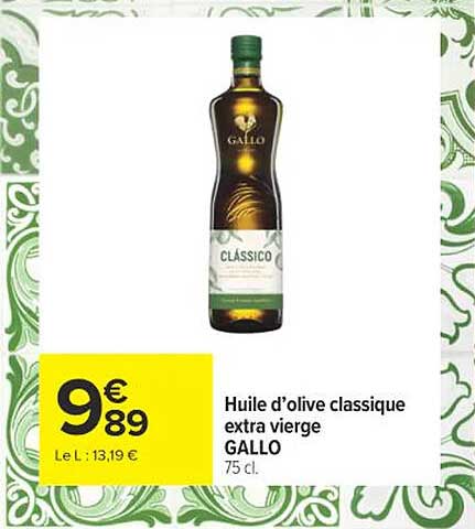 Gallo Huile d’olive classique extra vierge