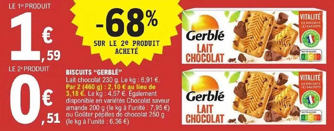 Gerblé Lait Chocolat