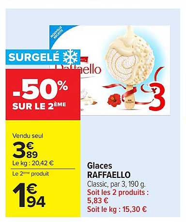Glaces RAFFAELLO