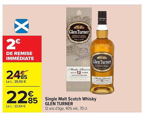 GLEN TURNER Single Malt Scotch Whisky