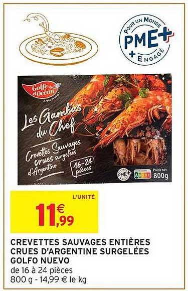 Golfo Nuevo Les Gambas du Chef