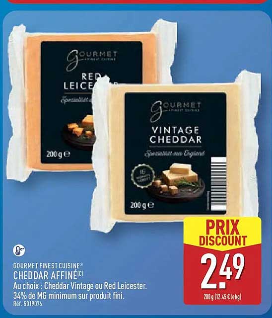 Gourmet Finest Cuisine Cheddar Affiné