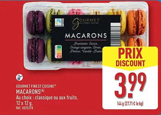 Gourmet Finest Cuisine Macarons