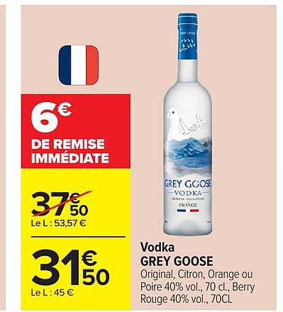 GREY GOOSE VODKA
