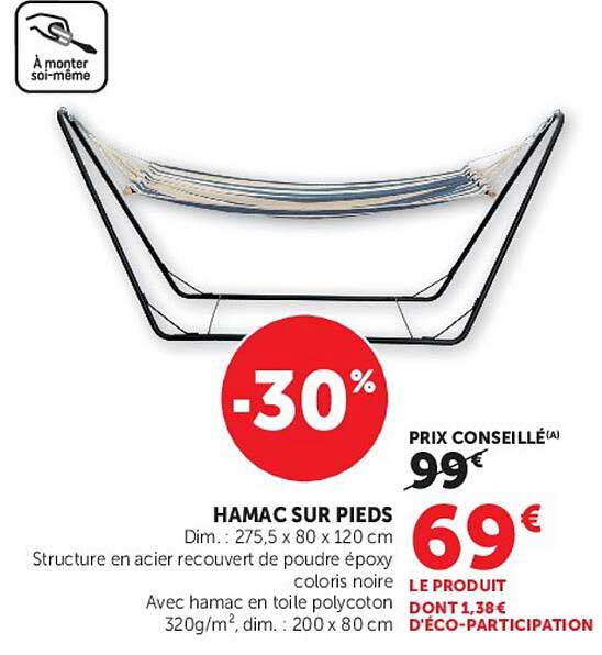 Hamac sur pieds