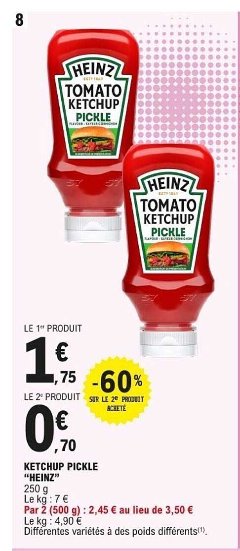HEINZ KETCHUP PICKLE