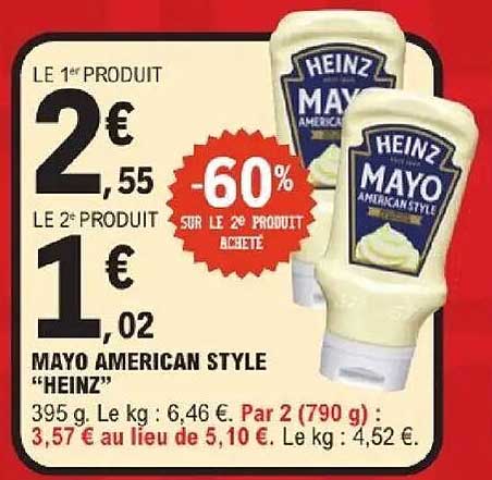 HEINZ MAYO AMERICAN STYLE