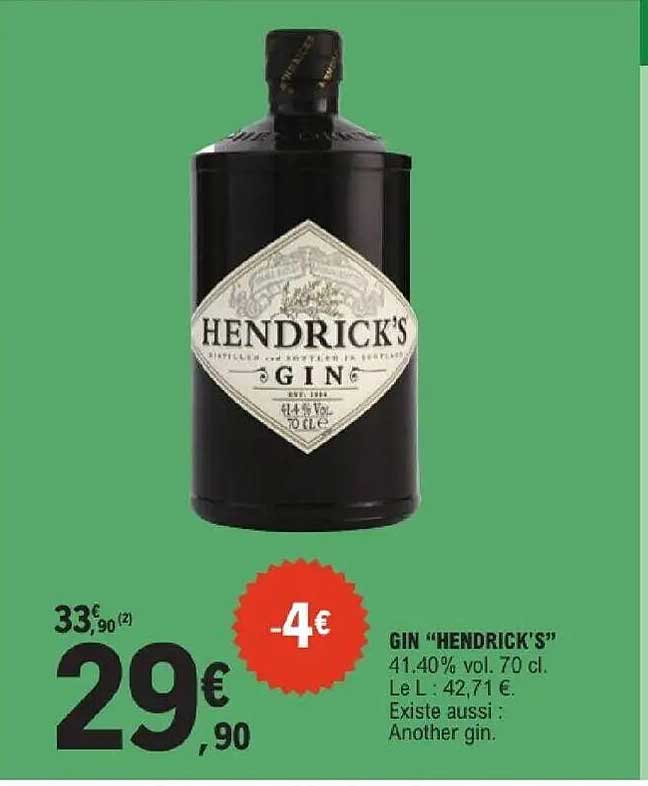 HENDRICK'S GIN