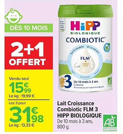Hipp Biologique Combiotic FLM 3
