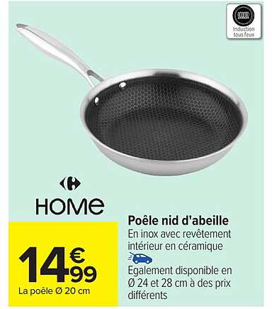 HOME Poêle nid d'abeille
