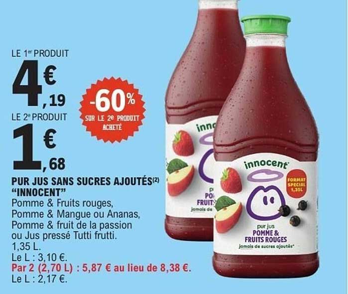 innocent Pomme & Fruits rouges