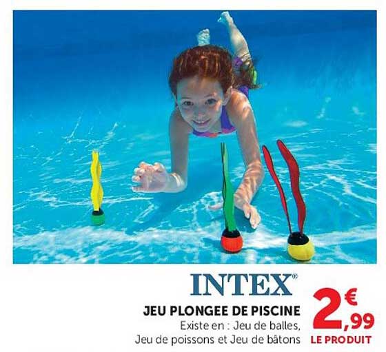 INTEX JEU PLONGEE DE PISCINE