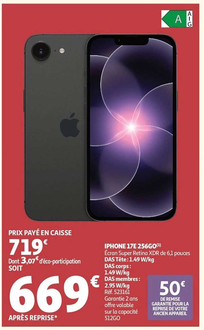 IPHONE 17E 256GO