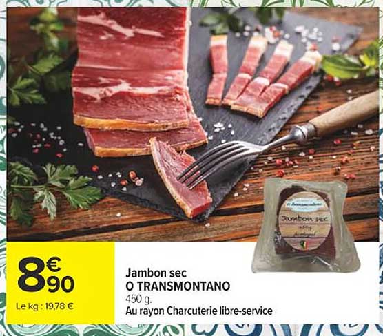 Jambon sec O TRANSMONTANO