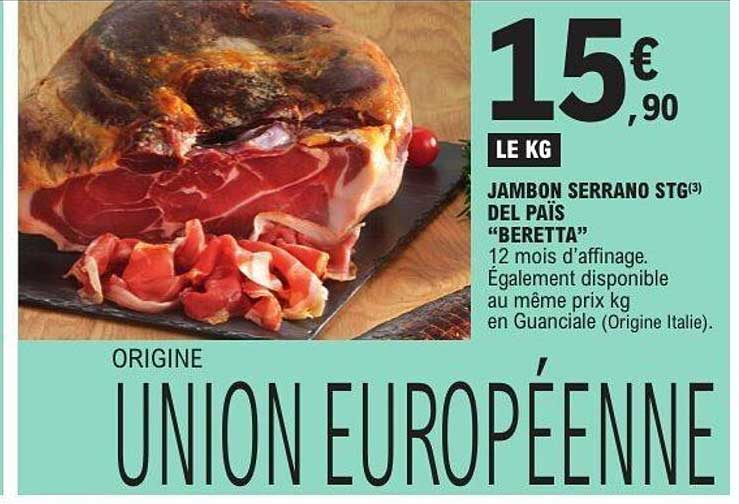 JAMBON SERRANO STG DEL PAÍS “BERETTA”