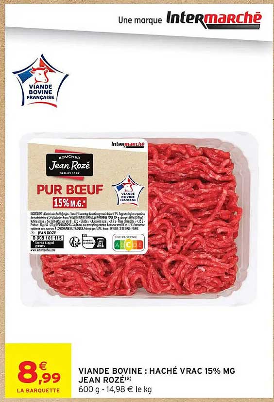 Jean Rozé PUR BOEUF
