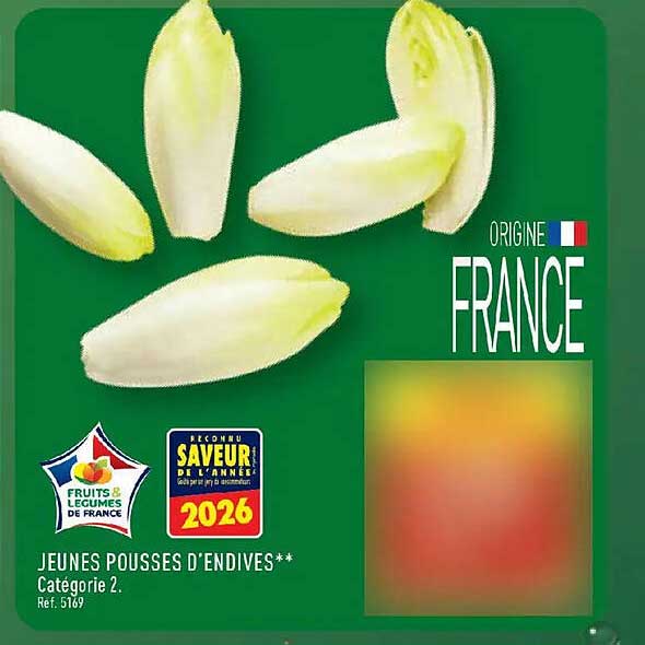 Jeunes pousses d'endives
