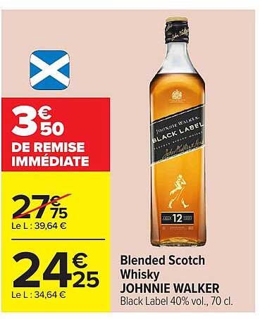JOHNNIE WALKER Black Label