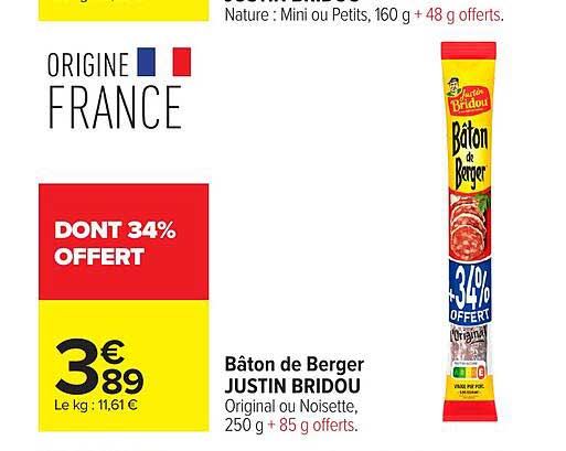 Justin Bridou Bâton de Berger
