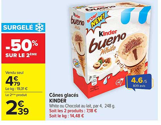Kinder Bueno White