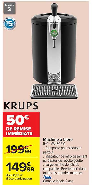 KRUPS Machine à bière