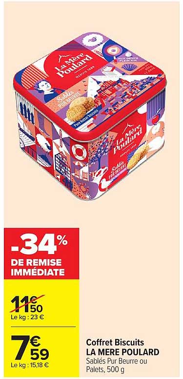 LA MERE POULARD Coffret Biscuits