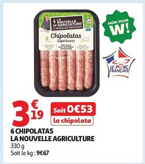 La Nouvelle Agriculture Chipolatas