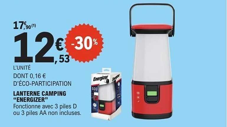 LANTERNE CAMPING "ENERGIZER