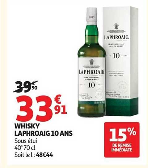 LAPHROAIG 10 ANS