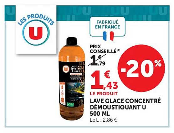 LAVE GLACE CONCENTRÉ DÉMOUS
