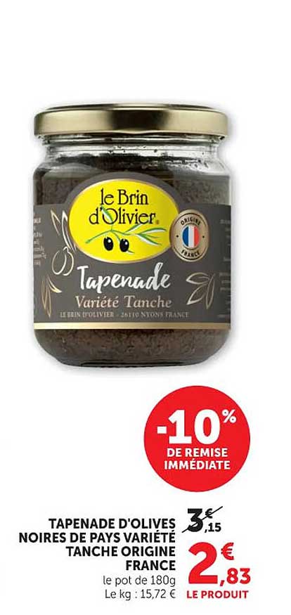 Le Brin d’Olivier Tapenade