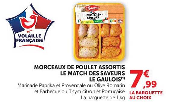 Le Gaulois Morceaux de poulet assortis