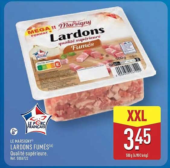 Le MARSIGNY Lardons fumés