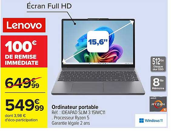 Lenovo Ordinateur portable