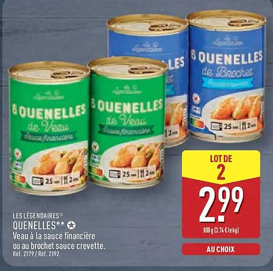 LES LÉGENDAIRES QUENELLES