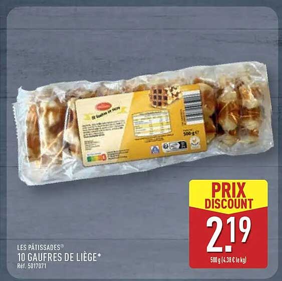 LES PÂTISSADES 10 GAUFRES DE LIÈGE