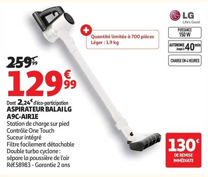 LG ASPIRATEUR BALAIGL A9C-AIRIE
