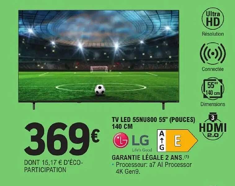 LG TV LED 55NU800